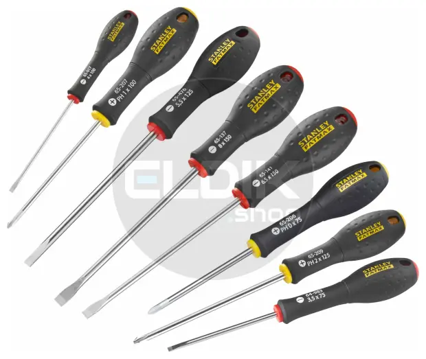 Stanley 0-65-437 FATMAX Schroevendraaierset 8-delig - Standaard/Parallel/Phillips