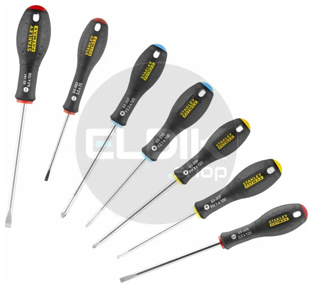 Stanley 0-65-438 FATMAX Schroevendraaierset 7-delig - Standaard/Parallel/Phillips/Pozidriv