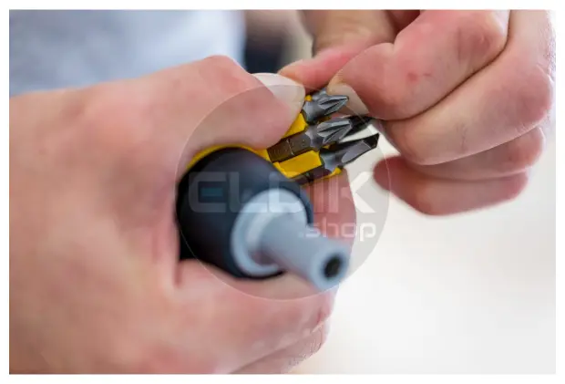 Stanley 0-66-358 Multibit Stubby Schroevendraaier met ratel