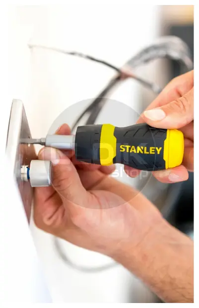 Stanley 0-66-358 Multibit Stubby Schroevendraaier met ratel