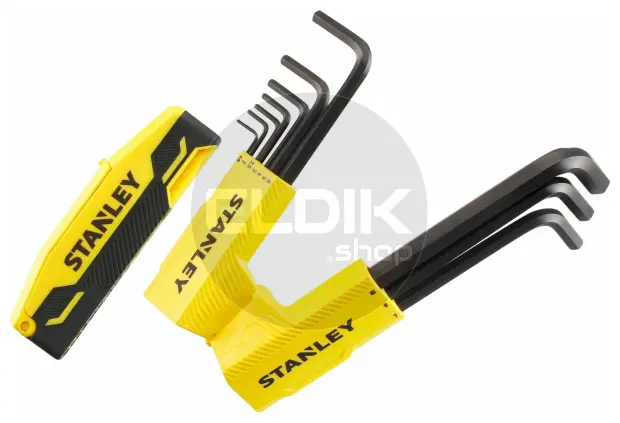 Stanley 0-89-904 Stiftsleutelset 9Dlg Hex Grip