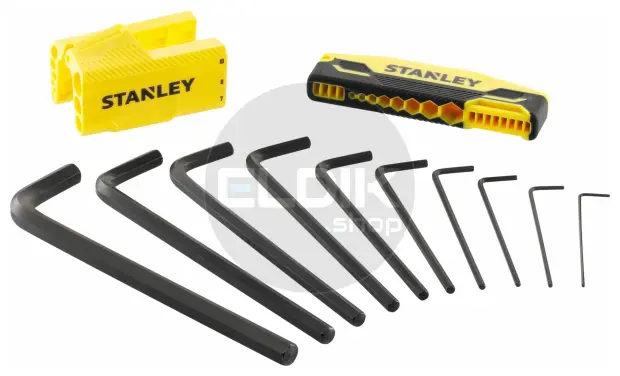 Stanley 0-89-904 Stiftsleutelset 9Dlg Hex Grip