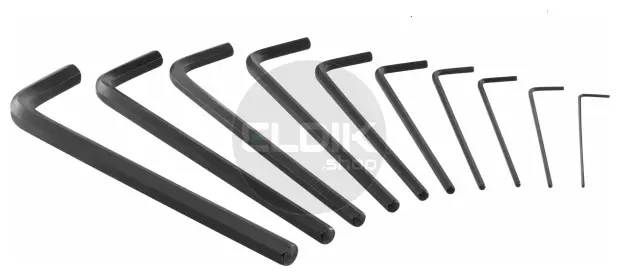 Stanley 0-89-904 Stiftsleutelset 9Dlg Hex Grip