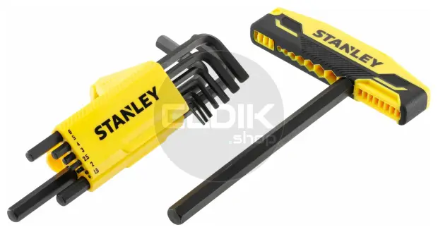 Stanley 0-89-904 Stiftsleutelset 9Dlg Hex Grip