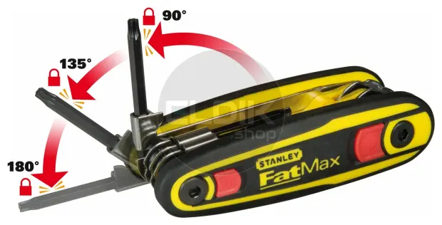 Stanley 0-97-553 FATMAX Vergrendelbare Stiftsleutelset torx (8delig)