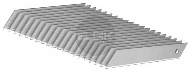 Stanley 1-11-325 Afbreekmesjes 25 mm | 20 Delige Set