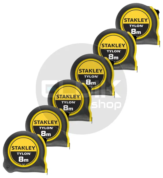 Stanley 0-30-657/6 6 x Rolbandmaat Tylon 8m - 25mm