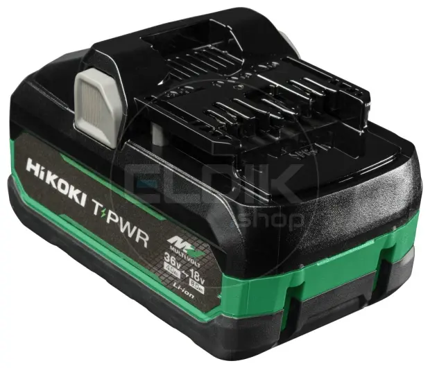 Hikoki BSL3640MVT T-PWR MULTI VOLT: 18 V/36 V accu met Tabless-technologie voor zware toepassingen - 381990