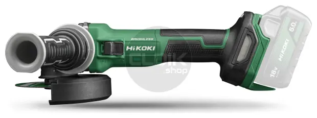 Hikoki G1813DVEW4Z Accu haakse slijpmachine- 18V / 125 mm - Exclusief lader en accu's