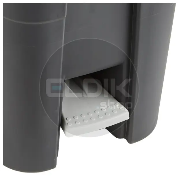 Tayg 80P Afvalcontainer met Voetpedaal - 80 Liter - bruin - 433238