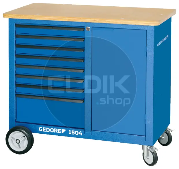Gedore 1504 0701 Verrijdbare werkbank met 8 laden - 1814931