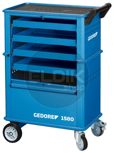 Gedore 1580 Gereedschapwagen met 4 laden - 6627550