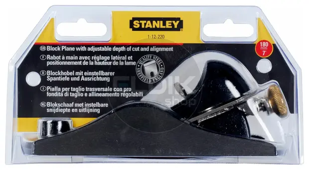 Stanley 1-12-220 Blokschaaf 220 180mm