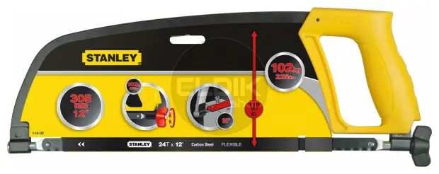 Stanley 1-15-122 Metaalzaagbeugel 300mm - 24T/inch