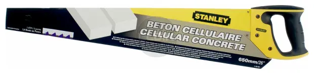 Stanley 1-15-441 Gasbetonzaag 650mm - 1,2T/inch