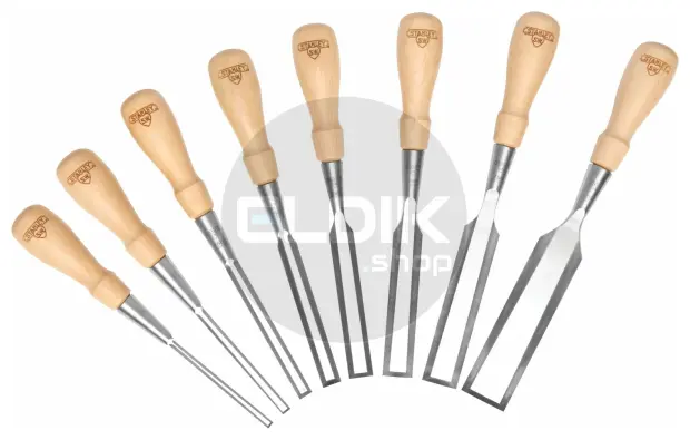 Stanley 1-16-793 Houtbeitelset Sweet Heart 8 delig3, 6, 10, 12, 16, 18, 25, 32