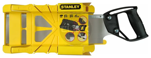 Stanley 1-19-800 Verstekbak Kunststof met Kapzaag L350mm/B143mm/H95mm
