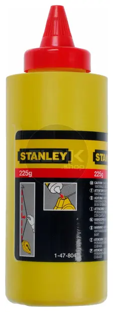 Stanley 1-47-804 Slaglijnpoeder Rood 225gr