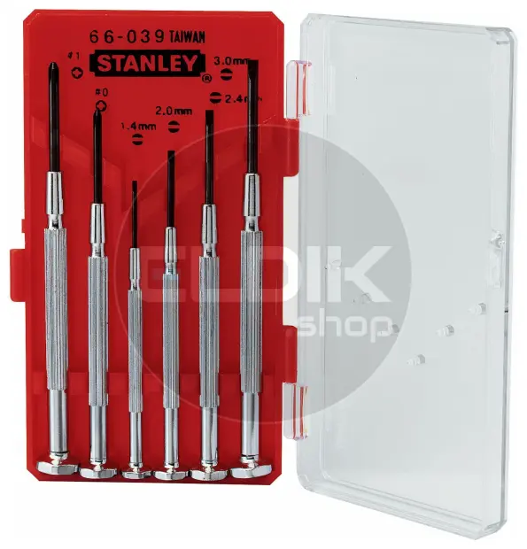 Stanley 1-66-039 Horlogemakerschroevedraaierset 6Dlg.