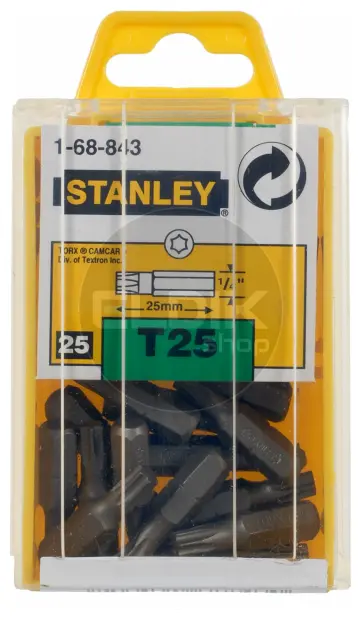Stanley 1-68-843 1/4" Bits Torx T25