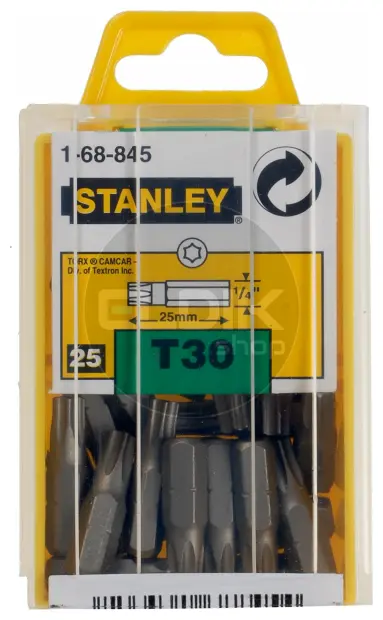 Stanley 1-68-845 1/4" Bits Torx T30
