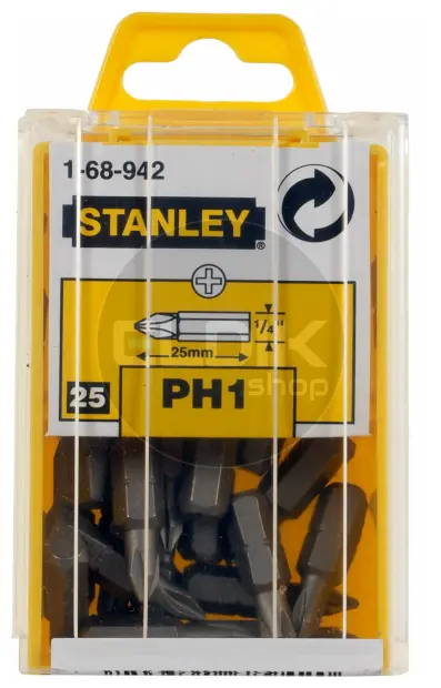 Stanley 1-68-942 1/4" Bits Phillips Nr1