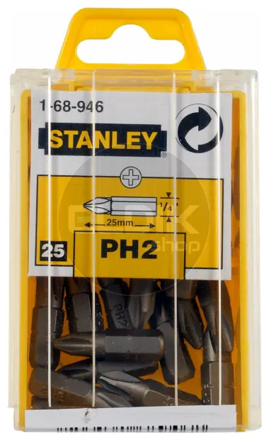Stanley 1-68-946 1/4" Bits Phillips Nr2