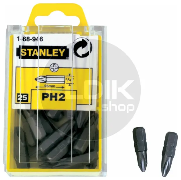 Stanley 1-68-946 1/4" Bits Phillips Nr2