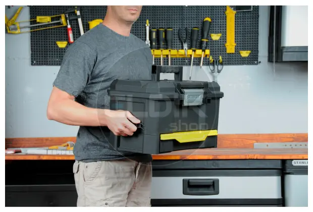 Stanley 1-70-316 Gereedschapskoffer 19" met Drukslot en Lade