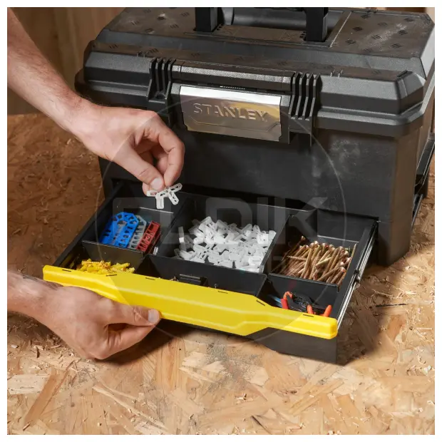 Stanley 1-70-316 Gereedschapskoffer 19" met Drukslot en Lade