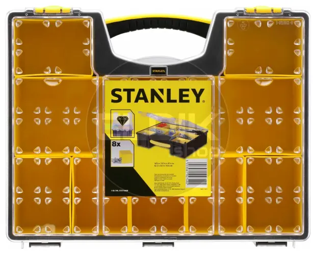 Stanley 1-92-749 Pro Organizer 8 vakken | 423 x 333 x 101 mm