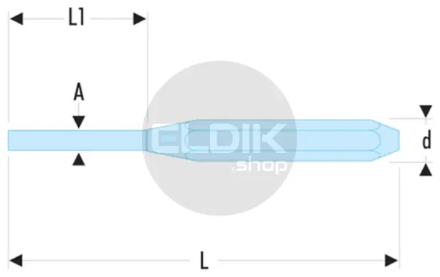 Facom 248.1 Doorslag 10 mm
