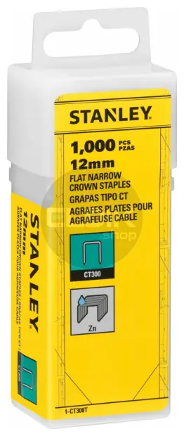 Stanley 1-CT308T Nieten 12mm Type CT - 1000 stuks