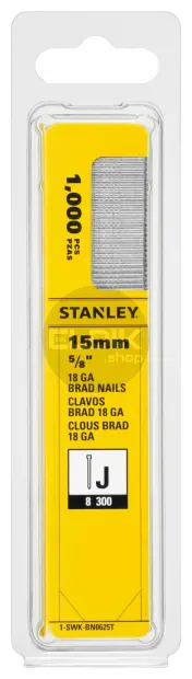 Stanley 1-SWK-BN0625T Nagels 15mm Type J - 1000 Stuks