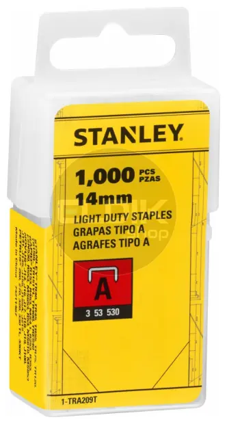 Stanley 1-TRA209T Nieten 14mm Type A - 1000 Stuks