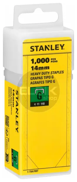 Stanley 1-TRA709T Nieten 14mm Type G - 1000 Stuks