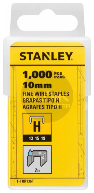 Stanley 1-TRR136T Nieten 10mm Type H - 1000 stuks