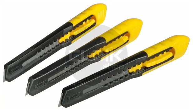 Stanley 2-10-150 Tripack Afbreekmes SM 9 mm | 3 Delige Set