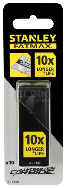 Stanley 2-11-800 Carbide Reservemes | 10 Delige Set