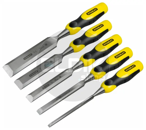 Stanley 2-16-885 Steekbeitelset Dynagrip 5Dlg. (6,12,18,25,32 mm)