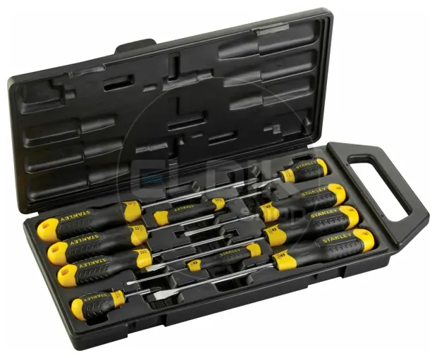 Stanley 2-65-005 Cushiongrip Schroevendraaierset 10-delig - Standaard/Phillips
