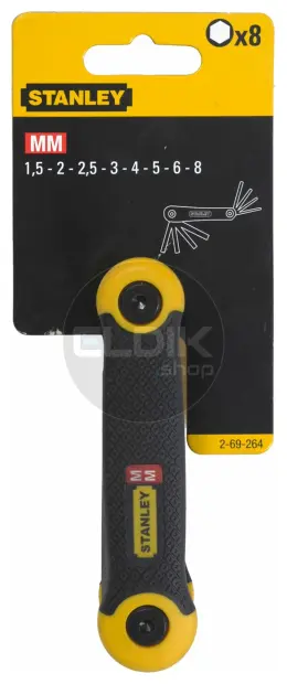 Stanley 2-69-264 Stiftsleutelset 8 delig
