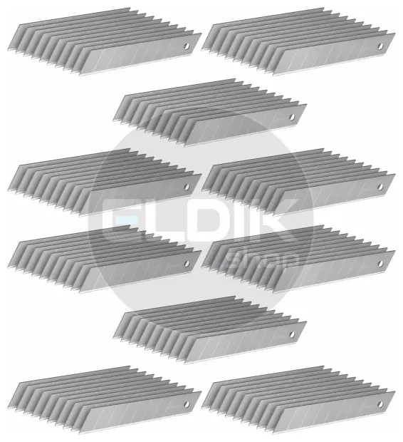 Stanley 3-11-301 Afbreekmesjes 18 mm | 50 Delige Set