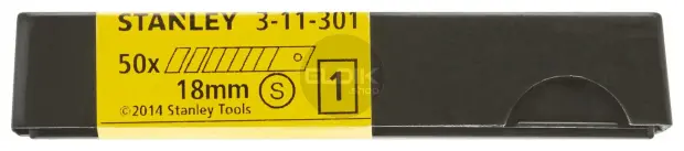 Stanley 3-11-301 Afbreekmesjes 18 mm | 50 Delige Set