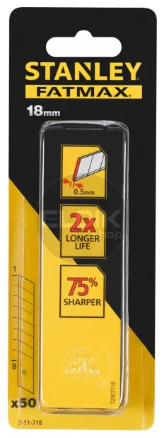 Stanley 3-11-718 FATMAX Reserve Afbreekmes 18 mm | 50 Delige Set
