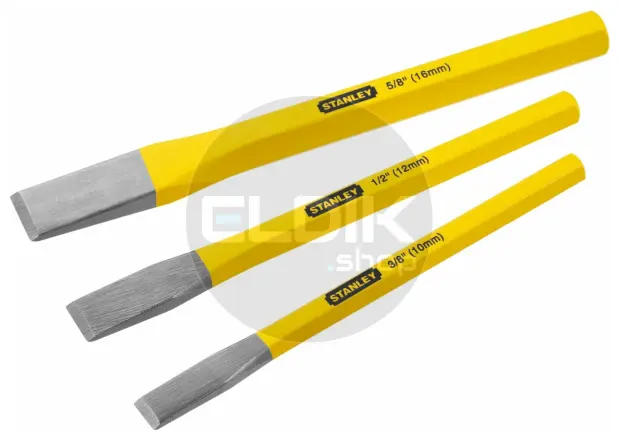Stanley 4-18-298 Koudbeitelset 3Dlg.