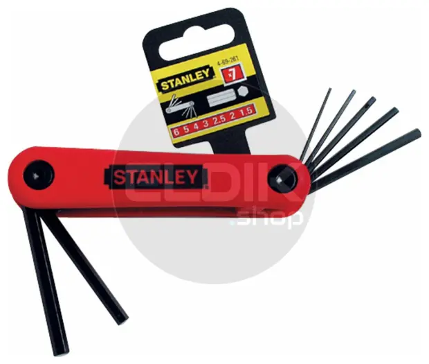 Stanley 4-69-261 Stiftsleutelset 7 Dlg 1,5-6mm
