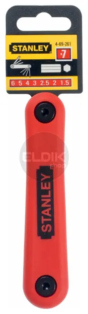 Stanley 4-69-261 Stiftsleutelset 7 Dlg 1,5-6mm