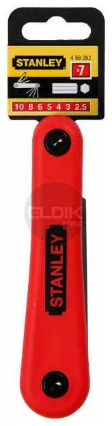 Stanley 4-69-262 Stiftsleutelset 7 Dlg 2,5-10mm