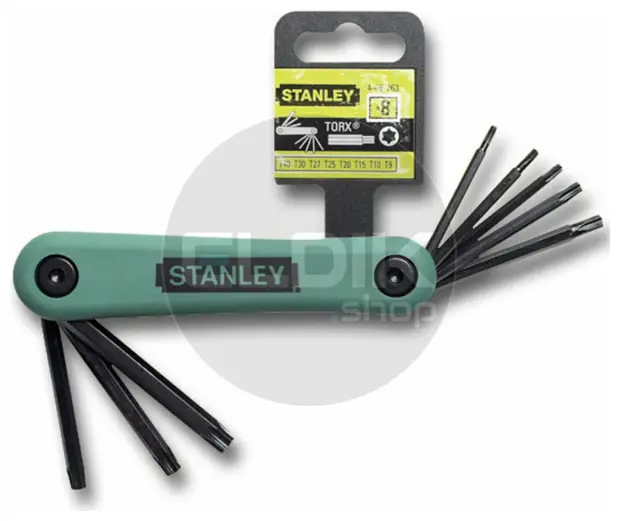 Stanley 4-69-263 Stiftsleutelset 8 Dlg T9-T40